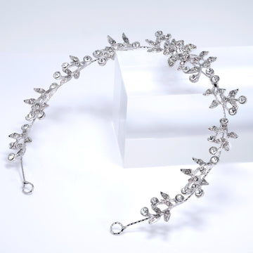 Rhinestones Floral Vine Starlite Garland Hair Vine Headband, Bridal Hair Vine, Rhinestone Headband, Delicate Headband, Hair accessories.